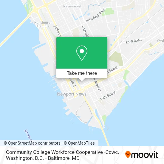 Community College Workforce Cooperative -Ccwc map