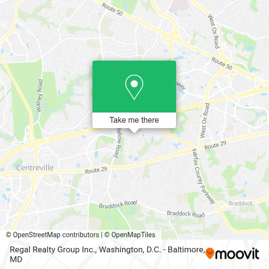Regal Realty Group Inc. map