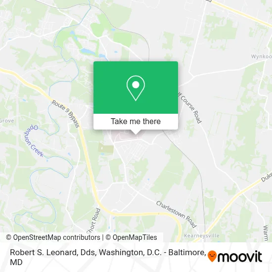 Robert S. Leonard, Dds map