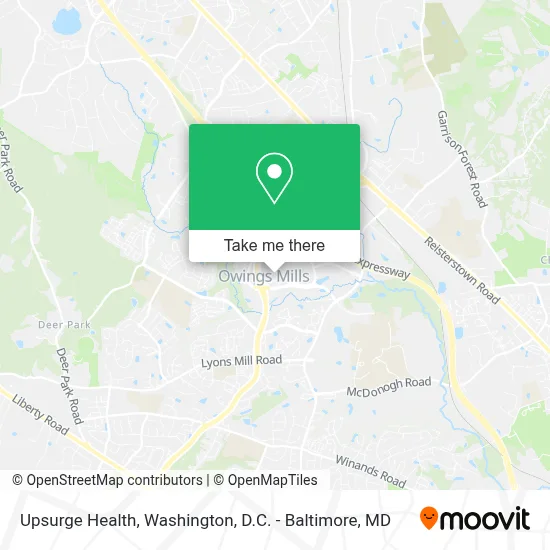 Upsurge Health map