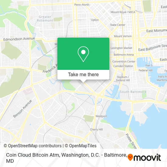Coin Cloud Bitcoin Atm map