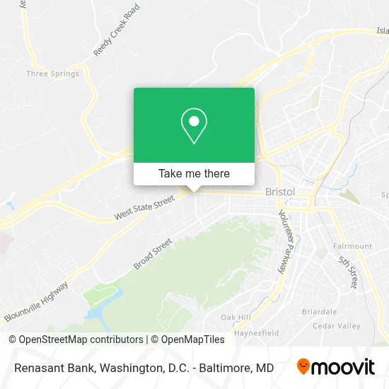 Renasant Bank map