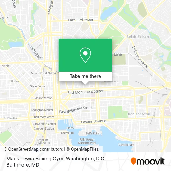Mack Lewis Boxing Gym map