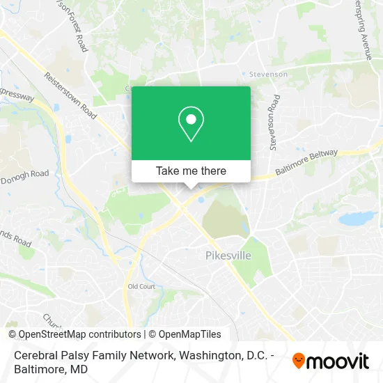 Cerebral Palsy Family Network map