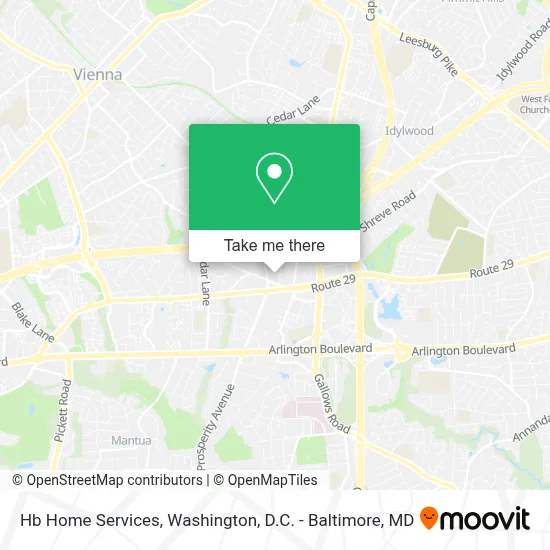 Hb Home Services map