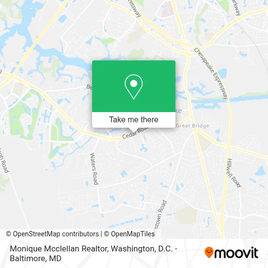 Monique Mcclellan Realtor map
