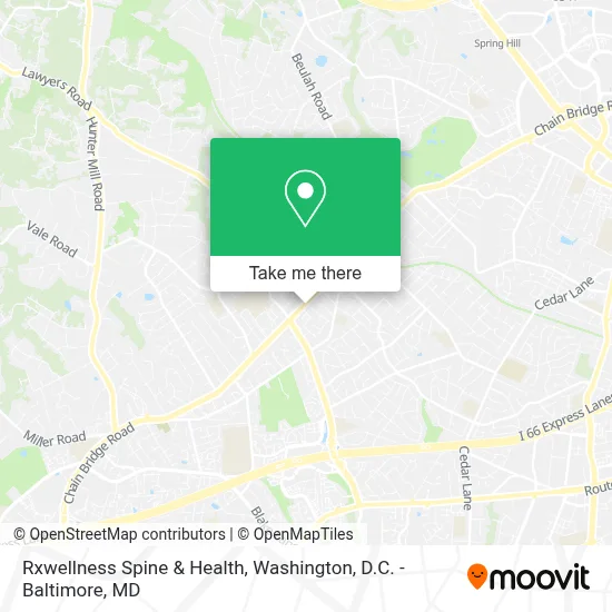 Rxwellness Spine & Health map