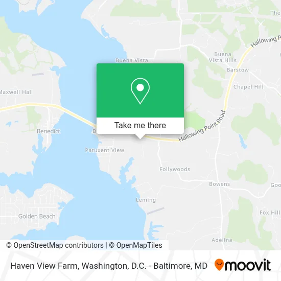 Haven View Farm map