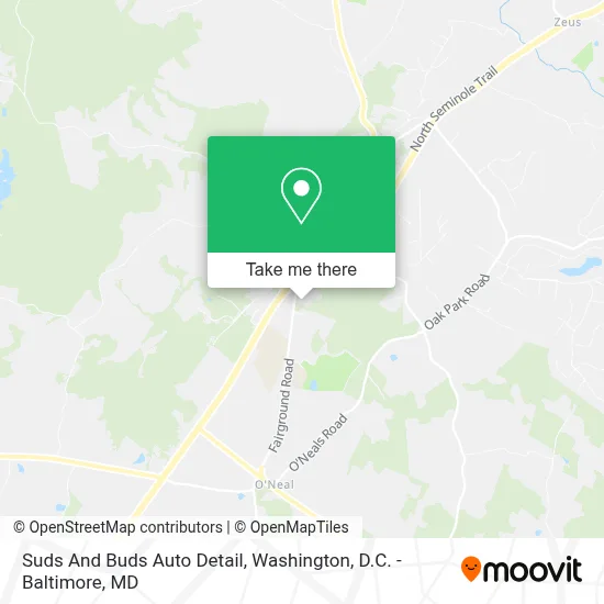 Suds And Buds Auto Detail map
