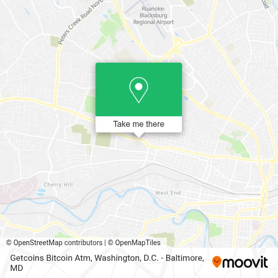 Getcoins Bitcoin Atm map