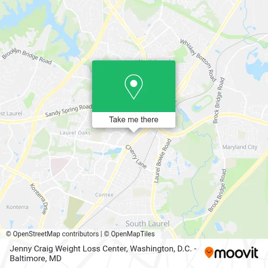 Jenny Craig Weight Loss Center map