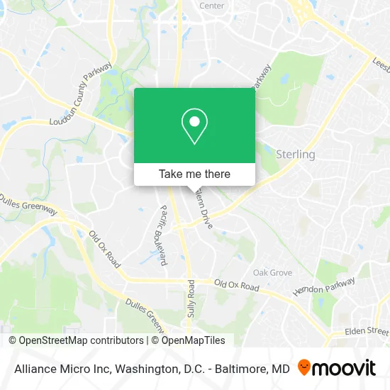 Alliance Micro Inc map