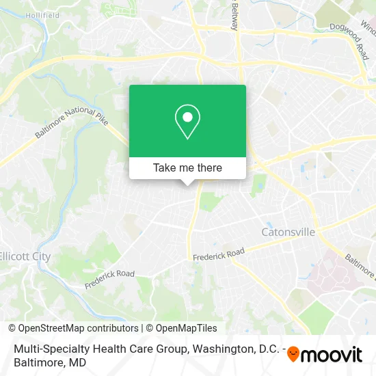 Multi-Specialty Health Care Group map