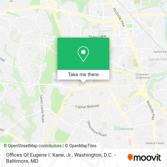 Offices Of Eugene I. Kane, Jr. map