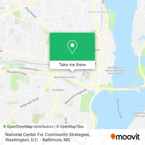 National Center For Community Strategies map