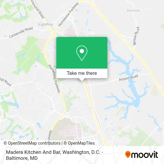 Madera Kitchen And Bar map