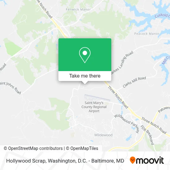 Hollywood Scrap map