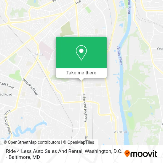 Ride 4 Less Auto Sales And Rental map