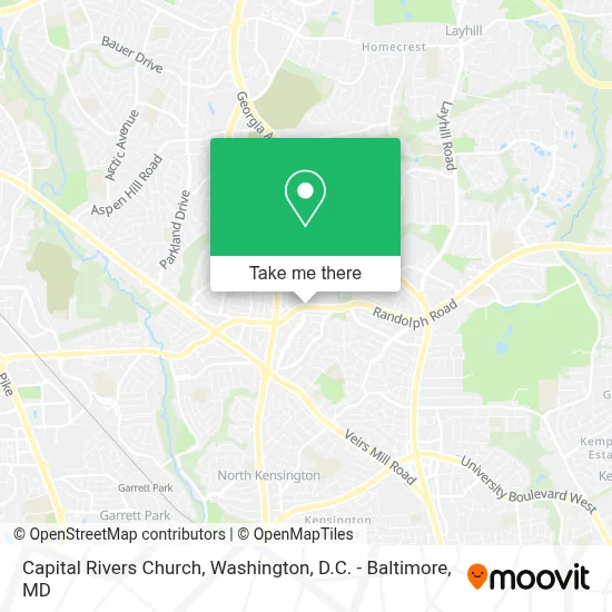 Capital Rivers Church map