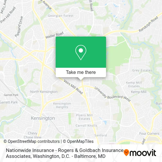 Nationwide Insurance - Rogers & Goldbach Insurance Associates map