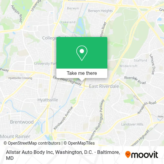 Allstar Auto Body Inc map
