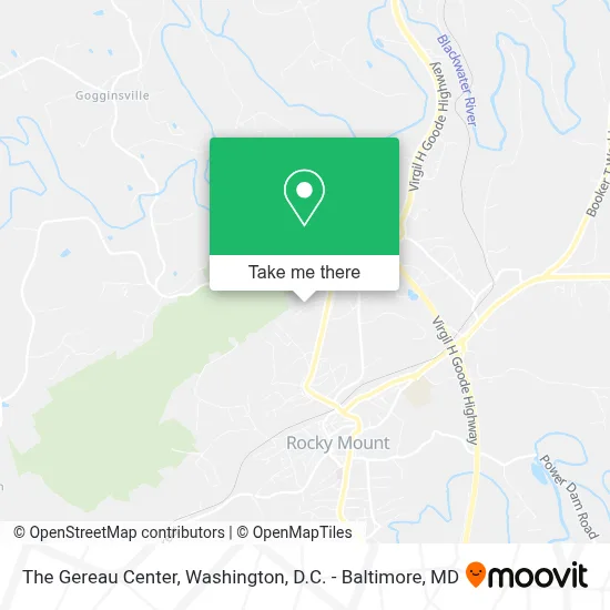 The Gereau Center map