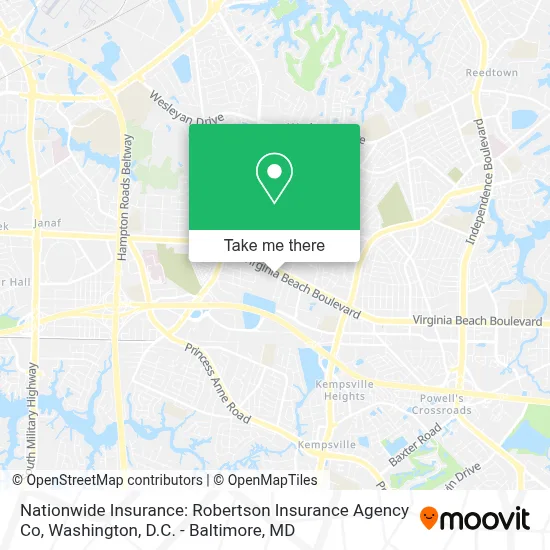 Nationwide Insurance: Robertson Insurance Agency Co map