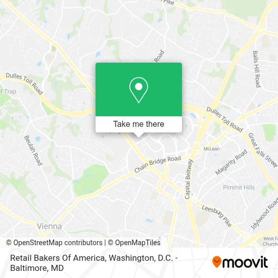 Retail Bakers Of America map