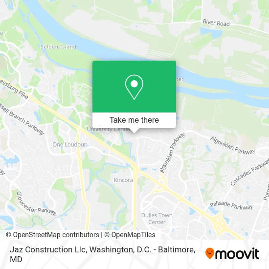 Jaz Construction Llc map