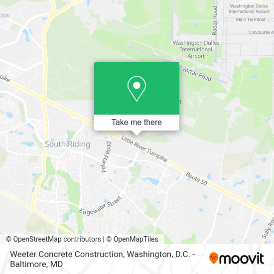 Weeter Concrete Construction map