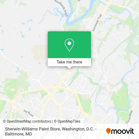 Sherwin-Williams Paint Store map
