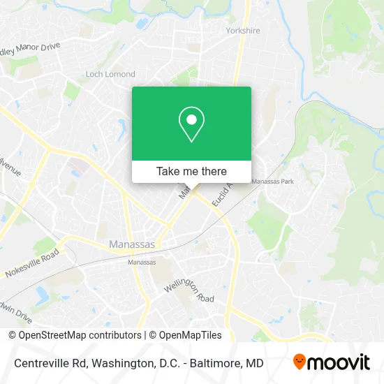 Centreville Rd map