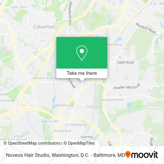Noveos Hair Studio map