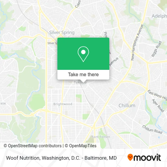 Woof Nutrition map