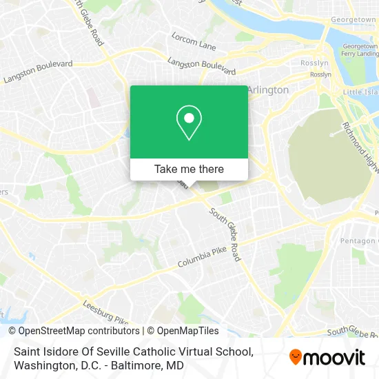 Saint Isidore Of Seville Catholic Virtual School map