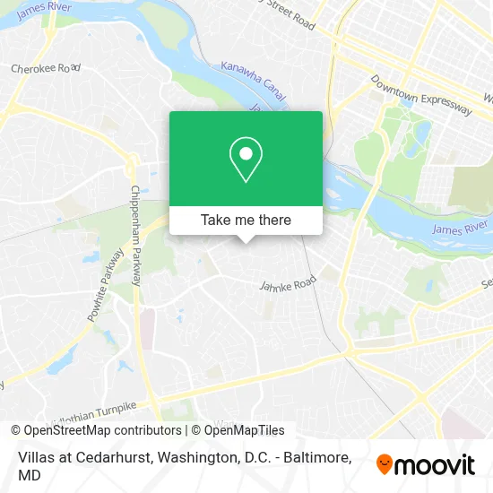 Villas at Cedarhurst map