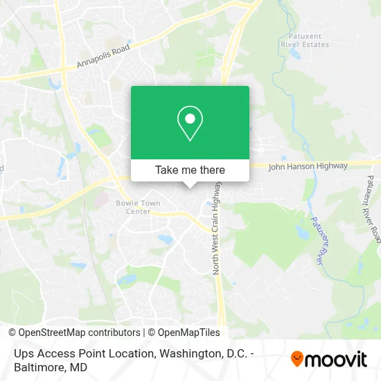 Ups Access Point Location map