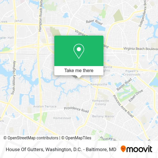 House Of Gutters map