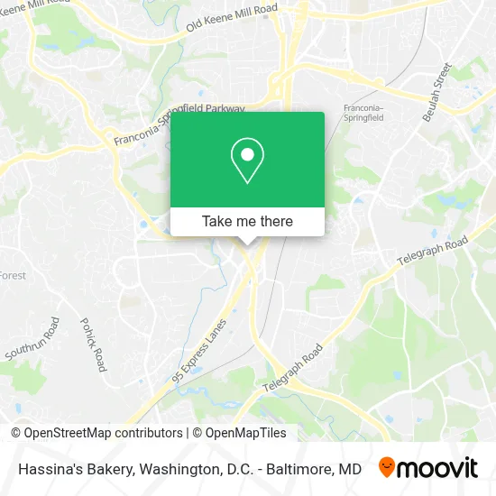 Hassina's Bakery map