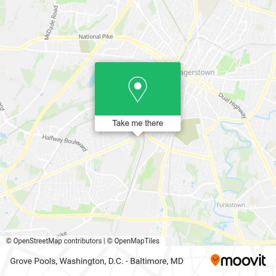 Grove Pools map