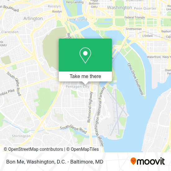Bon Me map