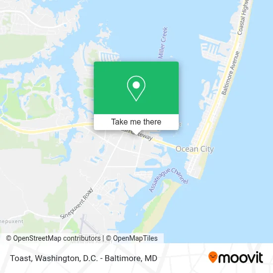 Toast map