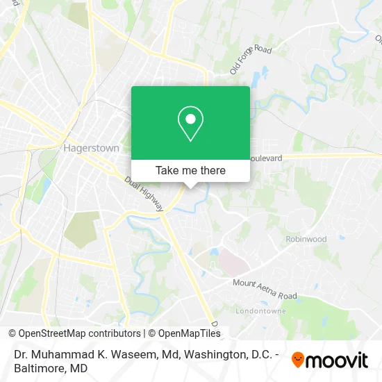 Dr. Muhammad K. Waseem, Md map