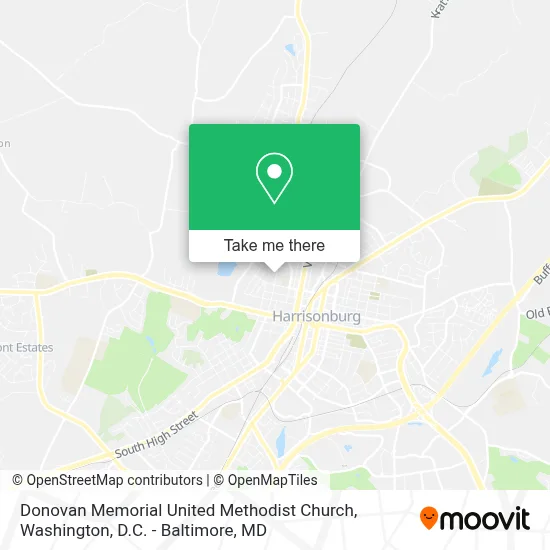 Donovan Memorial United Methodist Church map