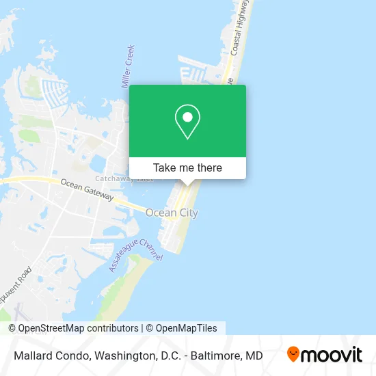 Mallard Condo map