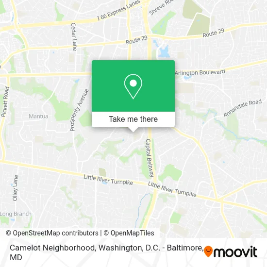 Camelot Neighborhood map