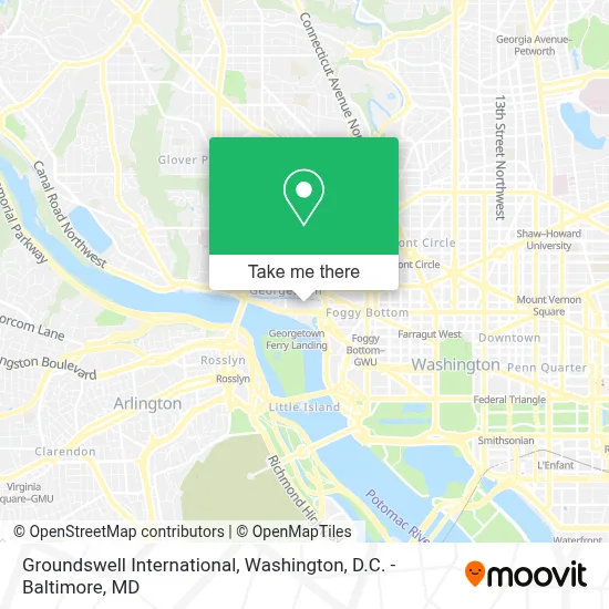 Groundswell International map