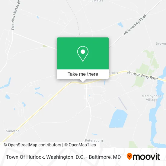 Town Of Hurlock map