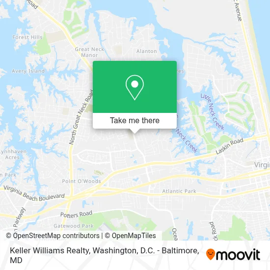 Keller Williams Realty map