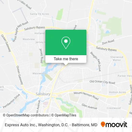 Express Auto Inc. map